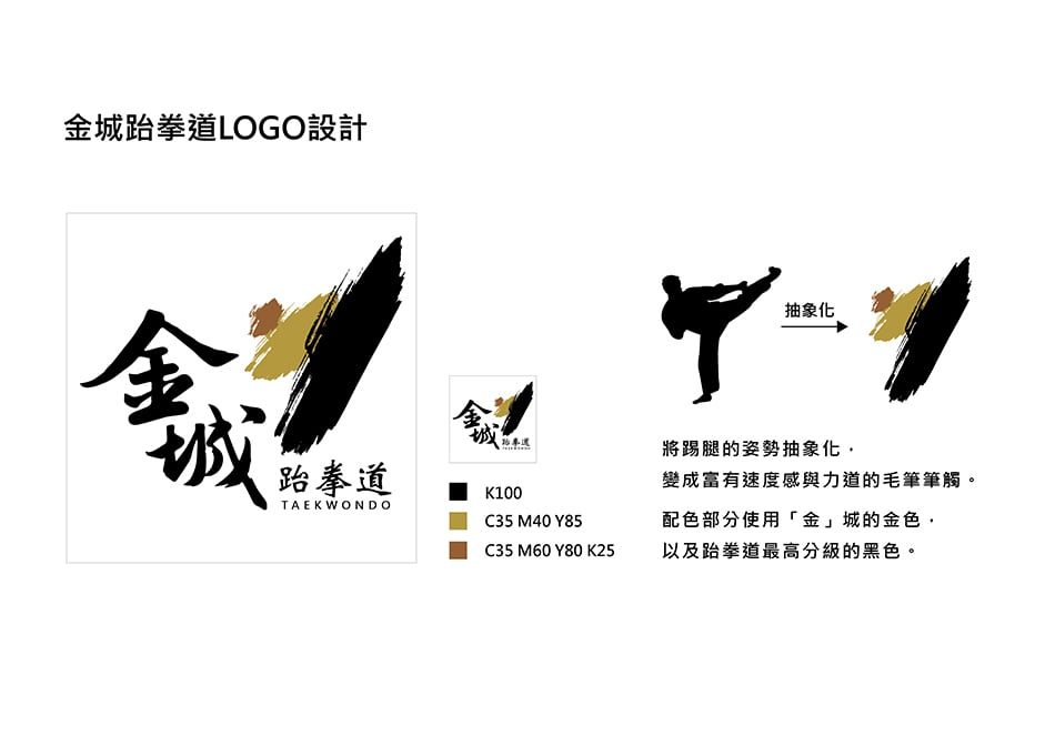 金城跆拳道LOGO
