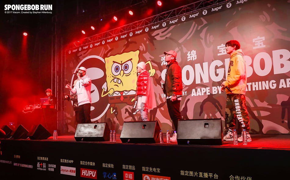 海綿寶寶,aape,路跑,上海